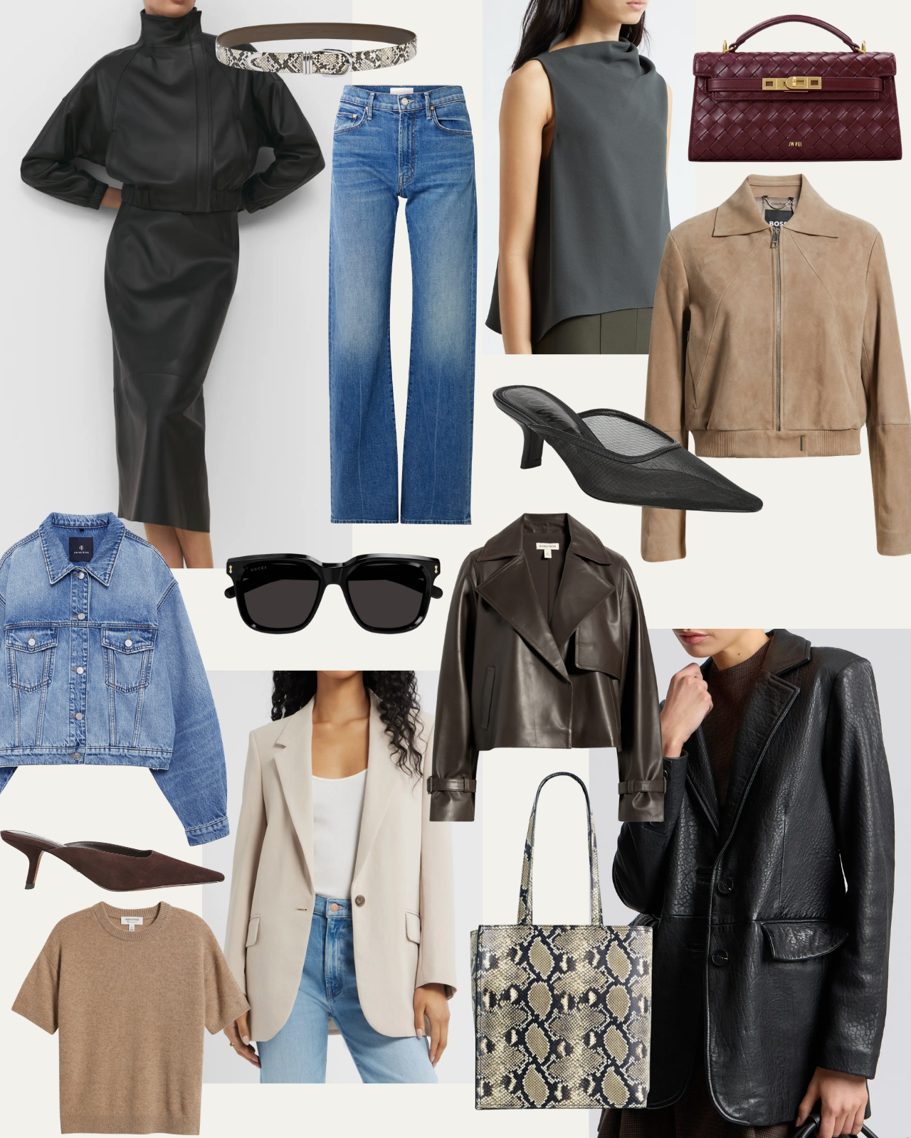 A seasonal wish-list moodboard for the Nordstrom Anniversary Sale