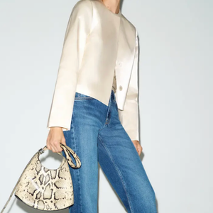 Ivory Cropped Jacket
