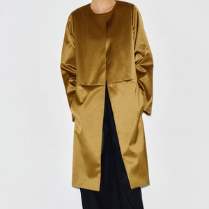 Golden Longline Coat