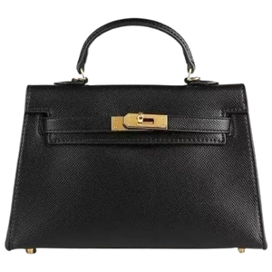 Black Structured Handbag