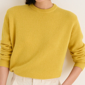 Yellow Crewneck Knit